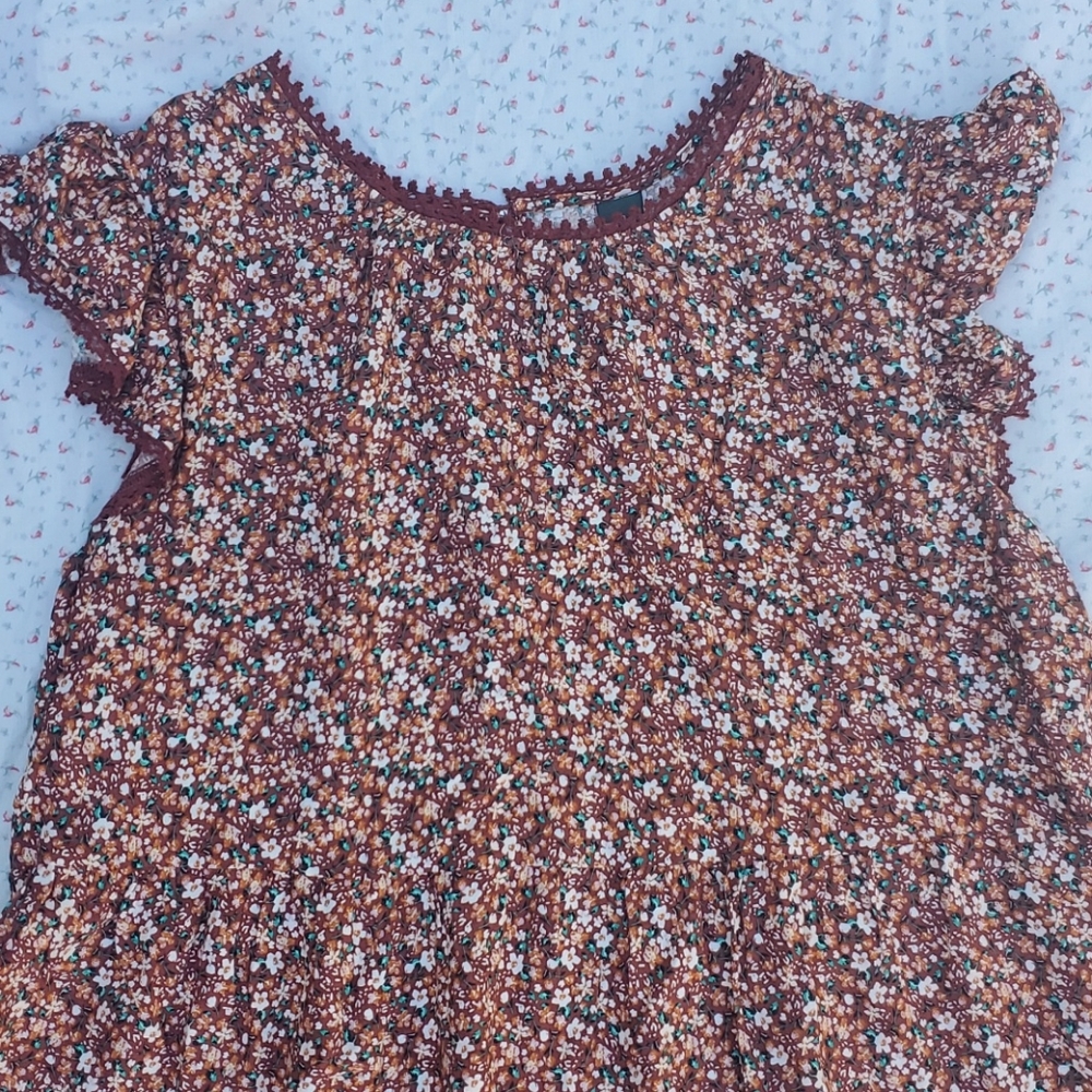 Wild Fable Cottagecore Ruffled Babydoll Dress